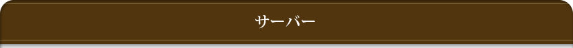 サーバー　